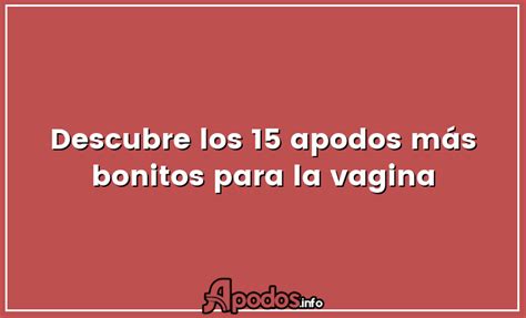 apodos para la vagina|40 apodos divertidos para la vagina: Ideas para reírse y compartir.